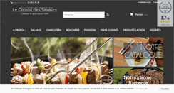 Desktop Screenshot of lecoteaudessaveurs.fr